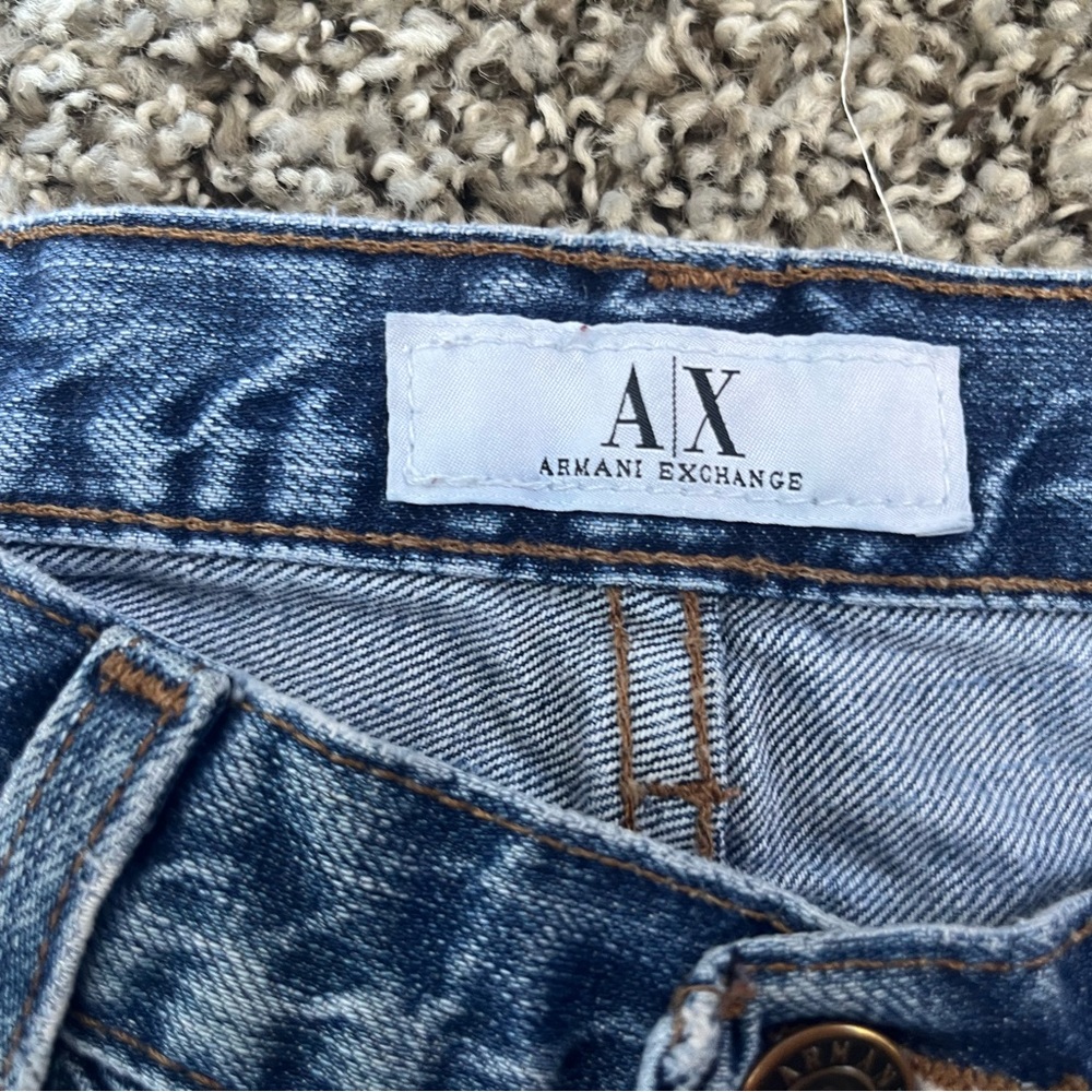 Armani exchange low rise bootcut jeans